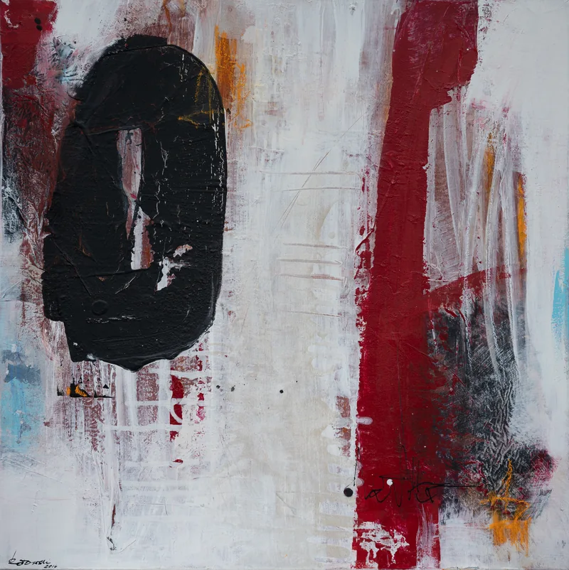 Binary, Gemälde von Sabine Szotowski Salis