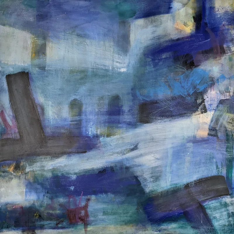 Fall, Gemälde von Sabine Szotowski Salis