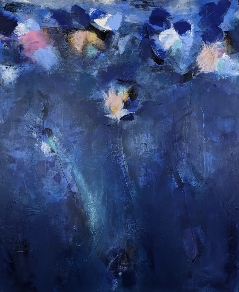 Out of Blue, Gemälde von Sabine Szotowski Salis