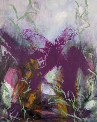 Violet, Gemälde von Sabine Szotowski Salis